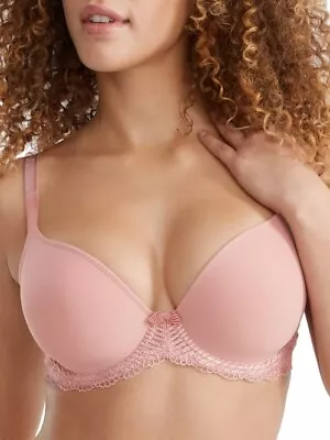 Wacoal 853117 La Femme T Shirt Bra 38DD Zephyr Pink Contour Underwire NWT • $31.95