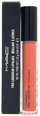 MAC Pro Longwear Lipglass Lipgloss (Select Color) 1.92 G/.06 Oz Full Size • $29.95