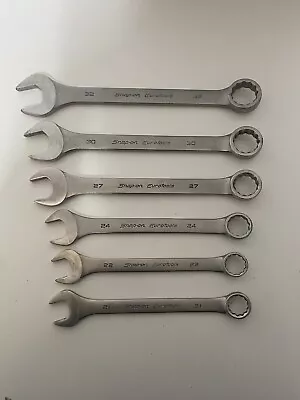 Snap On Eurotools Large Spanner Set 21mm To 32mm 6pc Set Used • £149.99