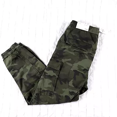 NEW American Eagle Mens SMALL Next Level Flex Jogger Pants Green Camo Military • $19.99