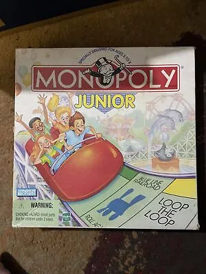 Monopoly Junior Vintage Board Game Parker Brothers Hasbro 1996 • $10.99