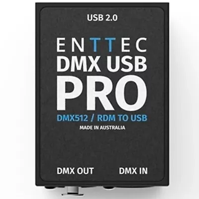 ENTTEC USB DMX PRO 70304 Interface Works With Free & Licensed Software • $189.99