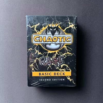 Chaotic Now Or Never RAGE - Basic Deck - Second Edition - Factory Sealed • $2000