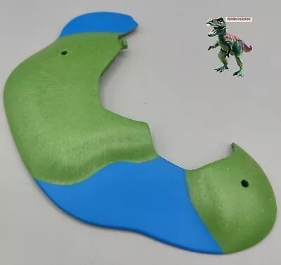 Playmobil Green Floor Plate - Volcano Dinosaurs-vegetation-grass-river-lake • $7.40