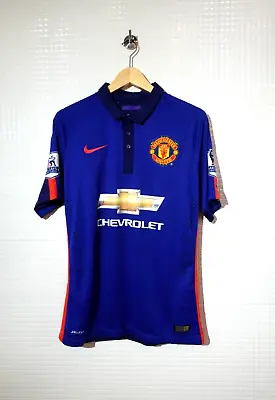 Original Player Issue MANCHESTER UNITED 2014 3rd Jersey Shirt England Nike - M • $375