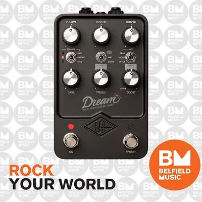 Universal Audio UAFX Dream 65 Reverb Amplifier Pedal - Belfield Music - BM • $679