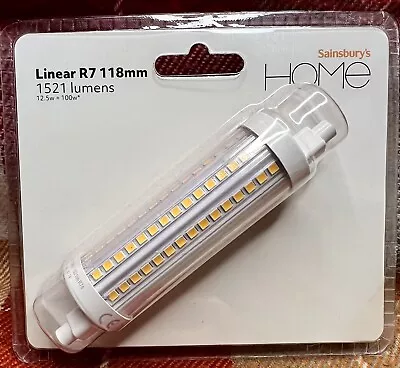 Sainsbury's Home Linear R7s LED Warm Light Bulbs 118mm | 11.5w Equiv To 100w • £8.99