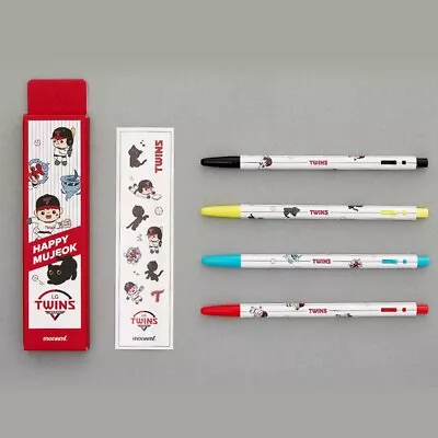 Monami 153 LG Twins Ballpoint Pen 4PCS Korean Baseball Team • $9.90