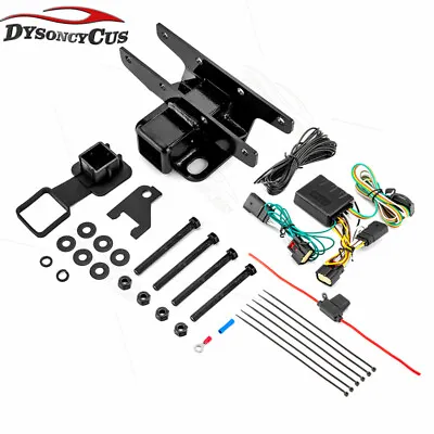 Trailer Tow Hitch For 18-20 21 22 23 24  Jeep Wrangler JL W/ Wiring Harness Kit • $104.99