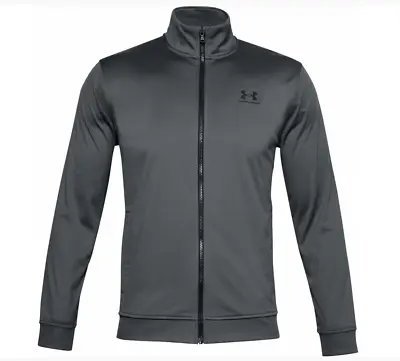 New With Tags Mens Under Armour UA Tricot Jacket Sweatshirt Full Zip Track • $38.95