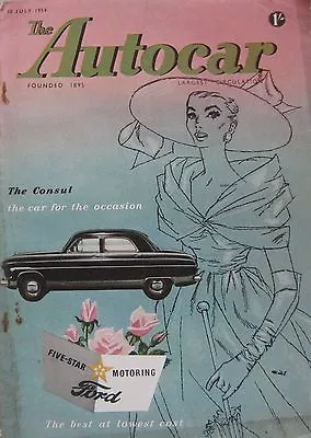 Autocar Magazine 30/7/1954 Featuring Standard Vanguard Diesel Saloon Road Test • $11.36