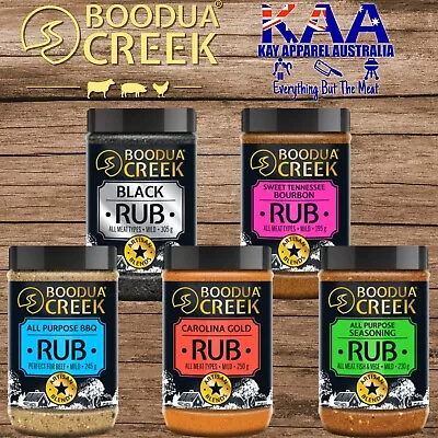 BBQ Rub Boodua Creek Low & Slow BBQ Rubs Ultimate BBQ Rub Pack Of 5 • $50