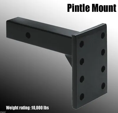 $45.99 • Buy HD 2  10,000 Lbs Trailer Truck Receiver Pintle Mount Hitch Adjustable Flat Plate