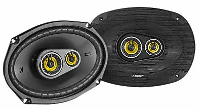 Pair KICKER 46CSC6934 6 X9  6x9  900 Watt 4-Ohm 3-Way Car Audio Speakers CSC693 • $97.96