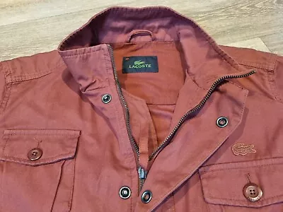 Men's LACOSTE Medium Jacket Coat Top • £9.50