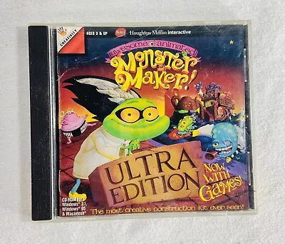 Monster Maker Ultra Edition 1997 PC CD-ROM Houghton Mifflin Interactive • $9.50