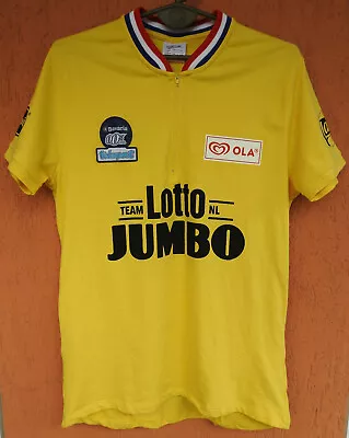 Team Lotto Jumbo Cycling Jersey Joop Zoetemelk Yellow Shirt (L/XL) • $17