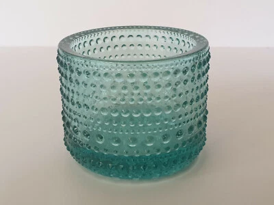 $39 • Buy Iittala Finland Kastehelmi Candle Holder Tealight Water Green