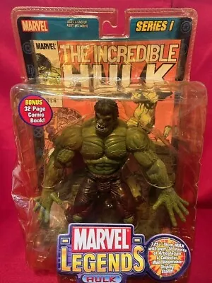  HULK Marvel Legends Series 1 Action Figure Toy Biz • $33.59