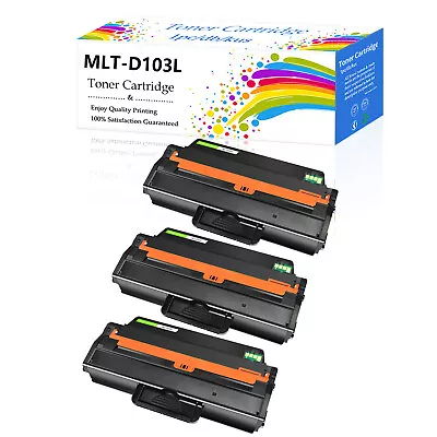 3PK MLT103 MLT-D103L Toner Cartridge For Samsung SCX-4729FD SCX-4729FW SCX4701ND • $48.98