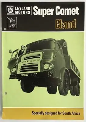 LEYLAND SUPER COMET ELAND CAB Commercial Sales Brochure 1968 #1022 South Africa • £24.99