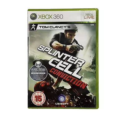 Splinter Cell Conviction Xbox 360 A Thrilling Action-Adventure • $19.99