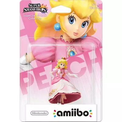 Nintendo Princess Peach Amiibo #002 (Super Smash Bros.) PREORDER May 2024 • $30.95