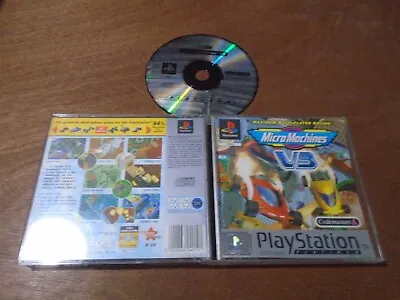 Micro Machines V3 Platinum PS1 NO MANUAL Sony Playstation • £5.36