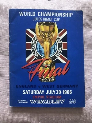 £50 • Buy Original World Cup 1966 England V West Germany Programme (Not A Reprint)