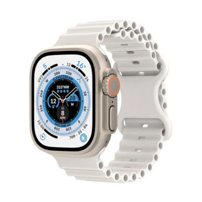 $9.99 • Buy For Apple Watch Ocean Band Strap IWatch Ultra Series 8 7 6 5 4 SE 49 45 44 42mm
