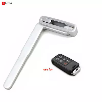 Blank Remote Emergency Key Blade Insert Fob Slide In For Volvo S40 S60 S80 XC60 • $8.21