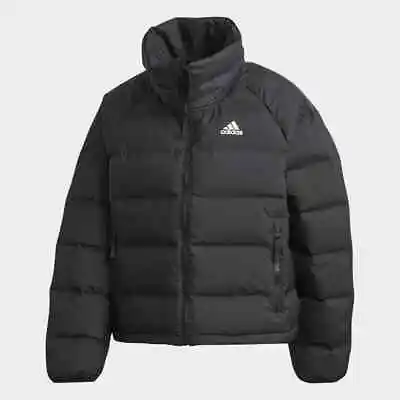 £39.98 • Buy Adidas Womans Helionic Down Jacket Coat Ladies Puffer Insulated Warm Relaxed Fit