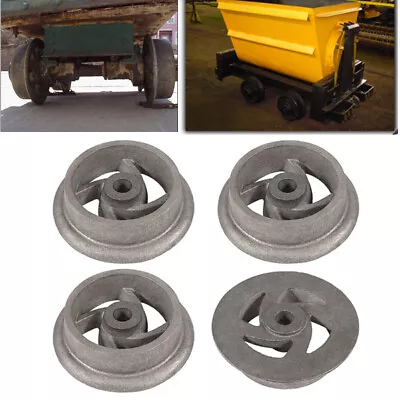4Pack Mining Ore Car Small Track Mine Cart Wheel-Cast Iron 7 1/4 Dia Fit For LG • $137.90