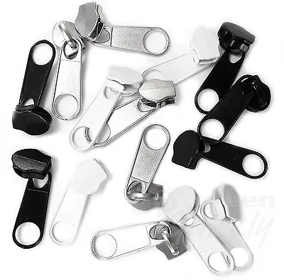 £1.99 • Buy Slider Pull #5 For Spiral Chain Zip Zipper Puller Repair Replace Kit AV8
