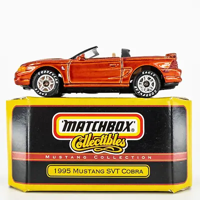 1999 Matchbox  Mustang Collection  1995 Mustang SVT Cobra SUNSET ORANGE | MINT • $11.99