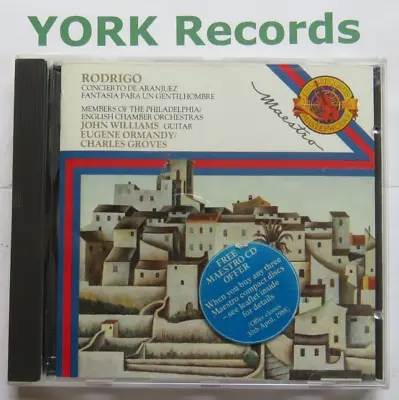 £4.99 • Buy RODRIGO - Concierto De Aranjuez JOHN WILLIAMS / ORMANDY / GROVES - Ex CD CBS