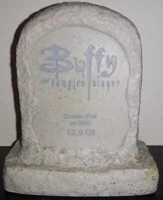 Rare Buffy The Vampire Slayer Promo Tombstone Statue For Season 5 DVD Release • $450