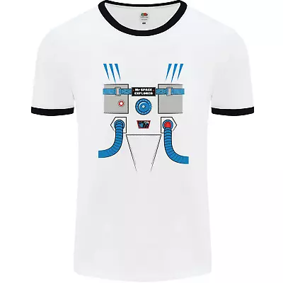 Astronaut Fancy Dress Costume Mens Ringer T-Shirt • £12.99