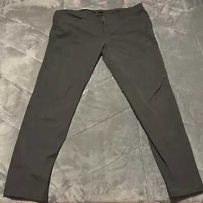 Lululemon ABC Slim Fit Pocket Pants SIZE 40 Warpstreme Gray/green Preowned Torn • $19.99