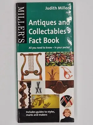 Antiques And Collectables Fact Book Laminated By Judith Miller Millers Books • £2.50