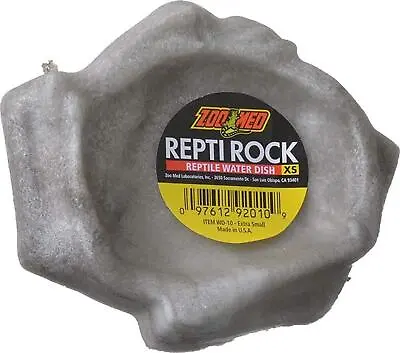 Zoo Med Repti Rock Reptile Water Food Dish Natural Looking Realistic Terrariums • $74.56