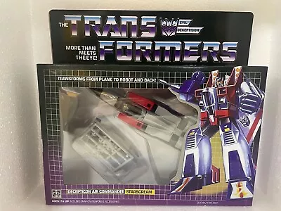 TRANSFORMERS G1 Reissue Starscream MISB • $51.29