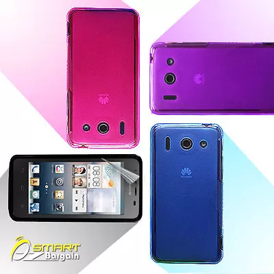 Matte Gel Case For Huawei Ascend G510 + Screen Guard TPU Jelly Soft Cover • $4.99