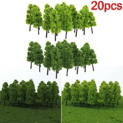 20x Miniature Model Trees Train Railroad Wargame Scenery Landscape Scale Toys • $7.05