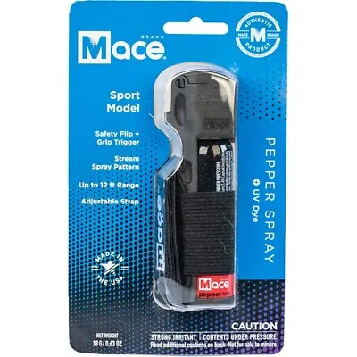 Mace Pepper Spray Jogger Sport Model Runners Walkers Made In USA BLACK • $21.95