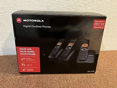 Motorola Cordless Phone L603m With 3 Handset 3 Charging Base Dect 6.0 • $22.50