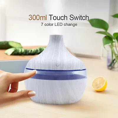 $21.40 • Buy 300ml USB Powered Air Essential Oil Diffuser LED  Aroma Aromatherapy Humidifier