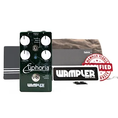 Wampler Euphoria Overdrive Guitar Effect Pedal With Box Sticker And Bag • $119.99