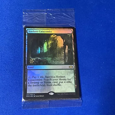 Verdant Catacombs X1 Mtg Foil Modern Horizons 2 Prerelease Promo Sealed • $20