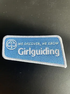 Girlguiding We Discover We Grow Cloth Badge Camp Blanket Leader • £1.25